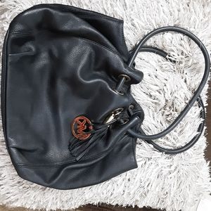 Michael Kors black ring tote excellent condition